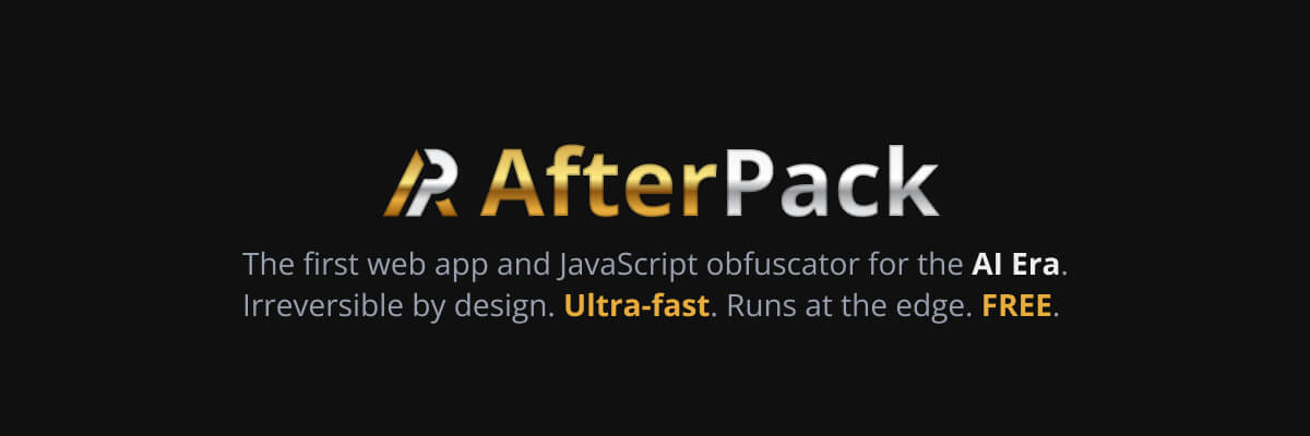Introducing AfterPack: Protect Your JavaScript from Reverse Engineering and AI Analysis