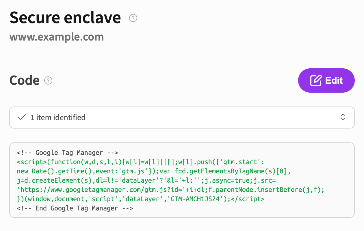 DataUnlocker Secure Enclave - HTML and scrips delivered to your front end securely, avoiding blockers